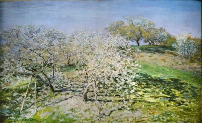 Spring. Apple Trees in Bloom by Claude Monet